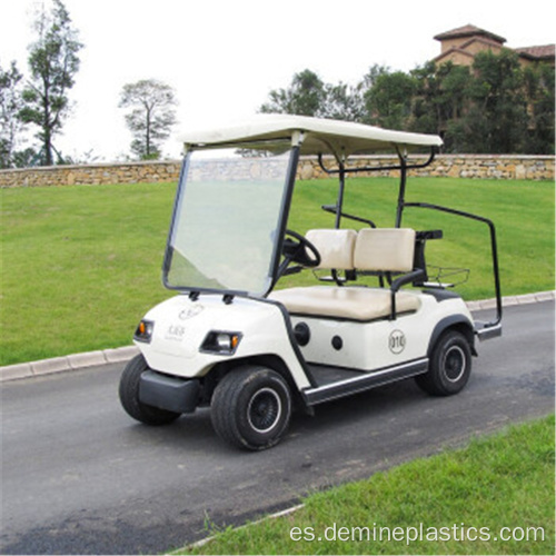 Policarbonato del panel del parabrisas delantero plástico del carro de golf